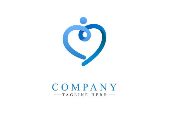 Abstract Heart People: Graphics & Logos for Brands