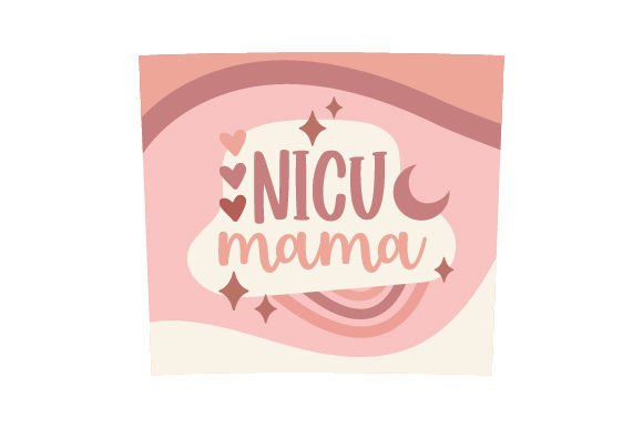 Boho NICU Mama: Medical Crafts Design Asset