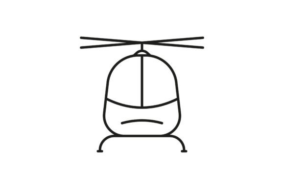 Helicopter Icon & Graphics for Modern Icons