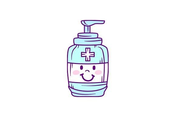 Kawaii Hand Sanitizer Bottle for Crafts & Medical