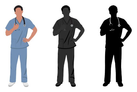 Male Surgeon Doctor Illustration: Premium Graphics for Blogs