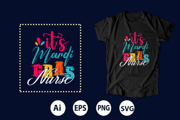 Mardi Gras T-shirt Design 04: Graphics for T-Shirt Designs