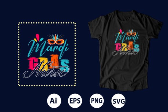 Mardi Gras T-shirt Design 05: Graphics for T-Shirt Designs