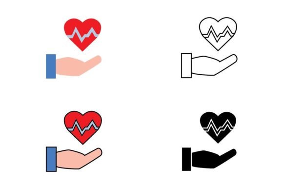 Medical Icon Set Vector 6 Graphics and Icons