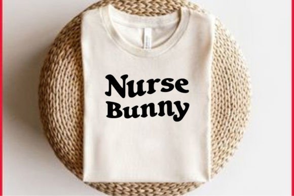Nurse Bunny Retro Graphics for T-Shirt Designs