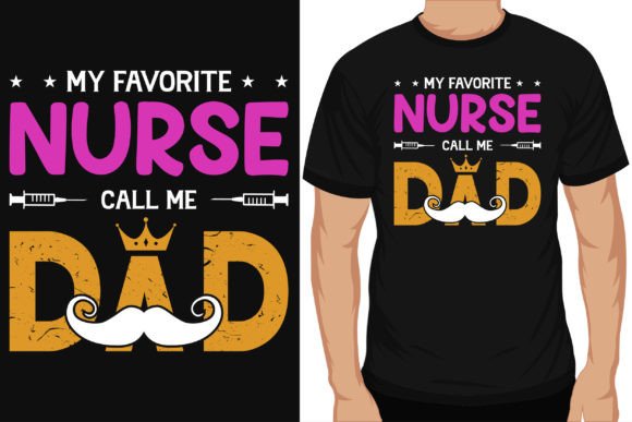 Nurse Dad Graphics: Premium T-Shirt Designs for Branding