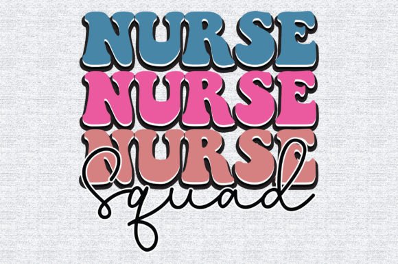 Nurse Squad Retro: Graphics & Print Templates Review