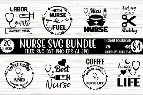 Nurse SVG Bundle Vol.10: Premium Bundles for Branding