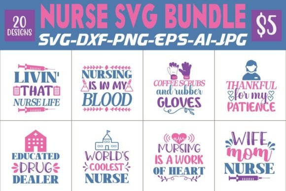 Nurse SVG Bundle Vol.12: Premium Bundles for Branding