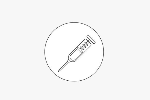 Outline Nurse Medical Simple 1 Graphics and Icons